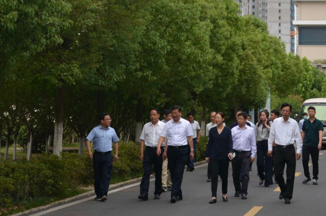 淮北市人大常委會一行考察調研合肥王小郢污水處理有限公司